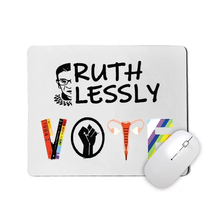 Ruthlessly Vote Banned Books Mousepad