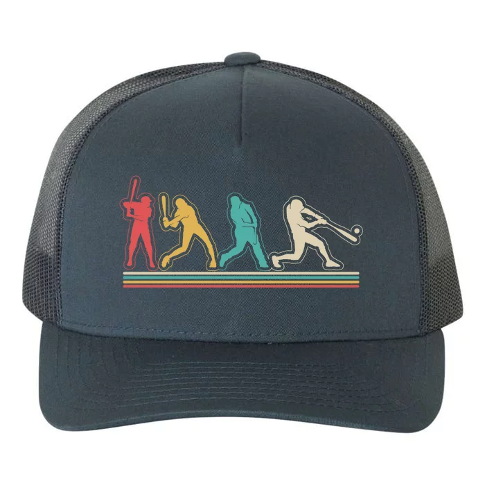 Retro Vintage Baseball Sports Fan Yupoong Adult 5-Panel Trucker Hat