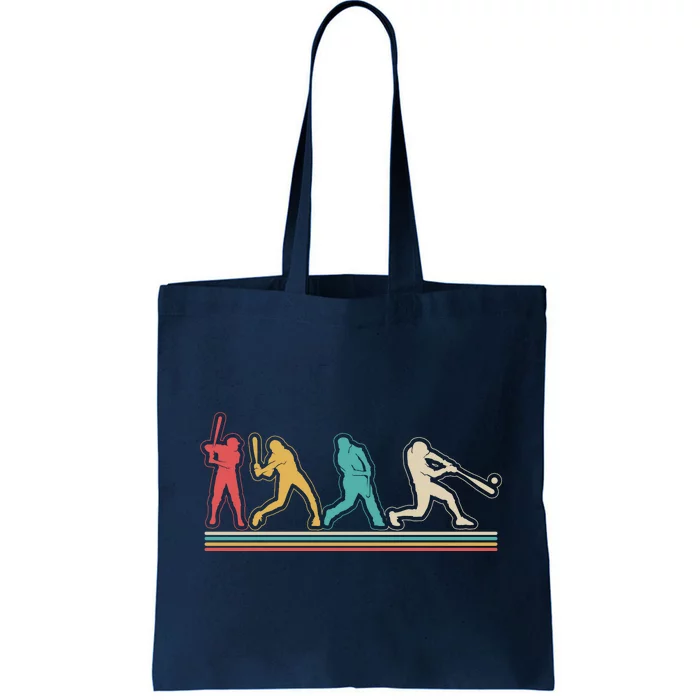 Retro Vintage Baseball Sports Fan Tote Bag