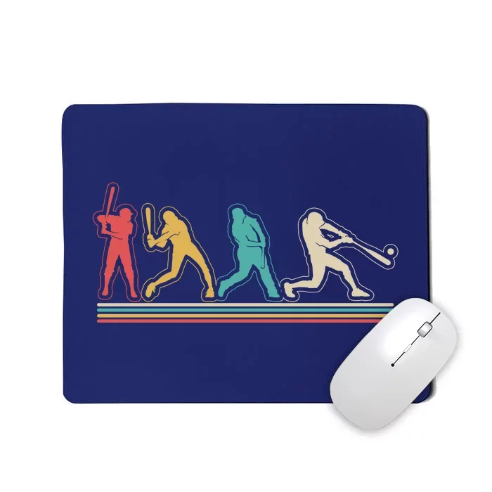 Retro Vintage Baseball Sports Fan Mousepad