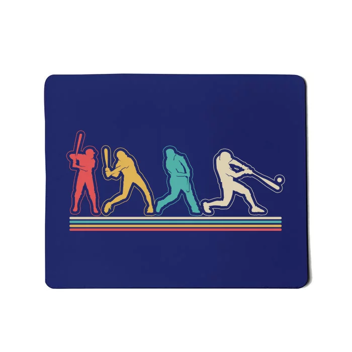 Retro Vintage Baseball Sports Fan Mousepad