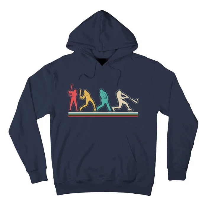 Retro Vintage Baseball Sports Fan Tall Hoodie