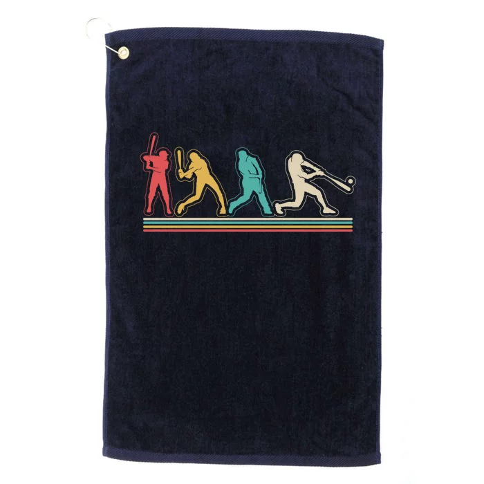 Retro Vintage Baseball Sports Fan Platinum Collection Golf Towel