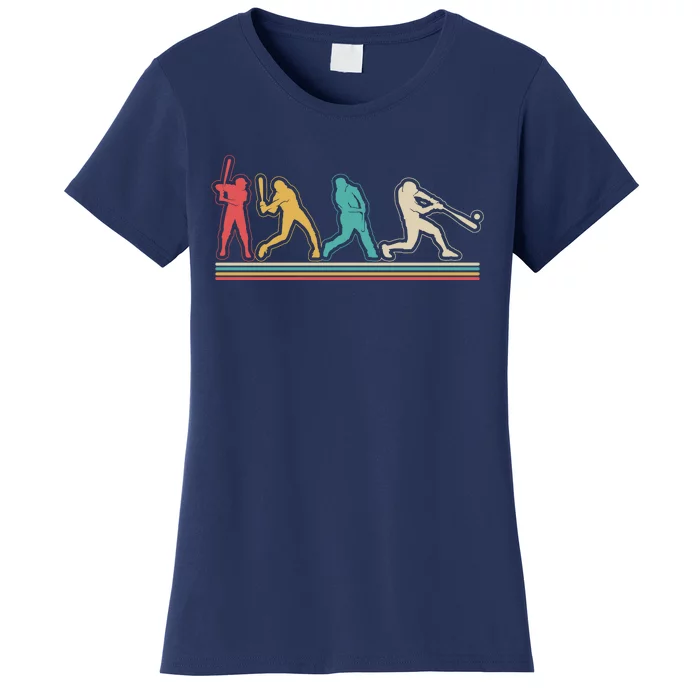 Retro Vintage Baseball Sports Fan Women's T-Shirt