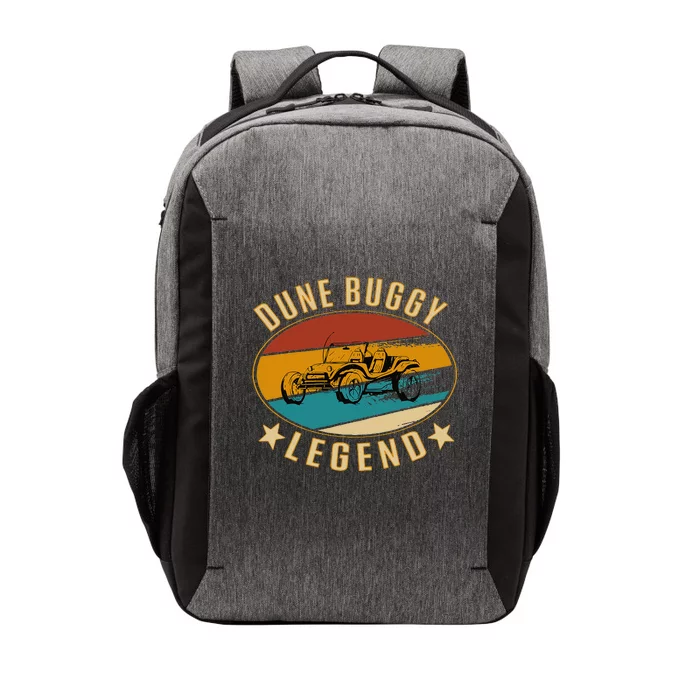 Retro Vintage Beach Car  Dune Buggy Legend Vector Backpack