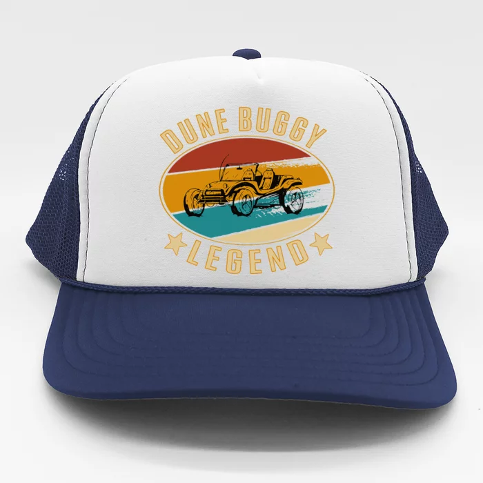 Retro Vintage Beach Car  Dune Buggy Legend Trucker Hat