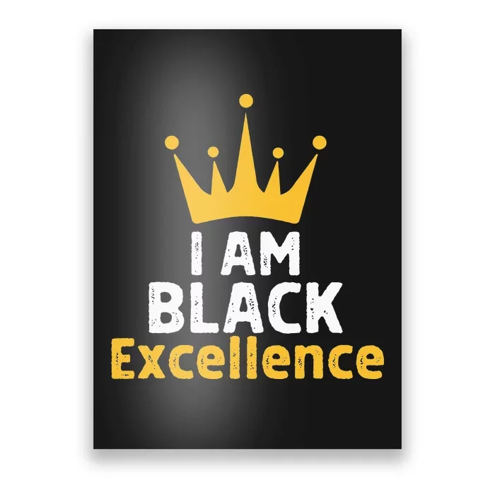 Retro Vintage Black Excellence African Pride History Month Poster