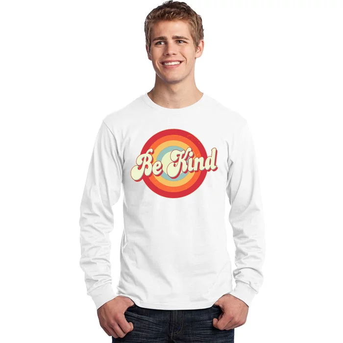 Retro Vintage Be Kind Tall Long Sleeve T-Shirt