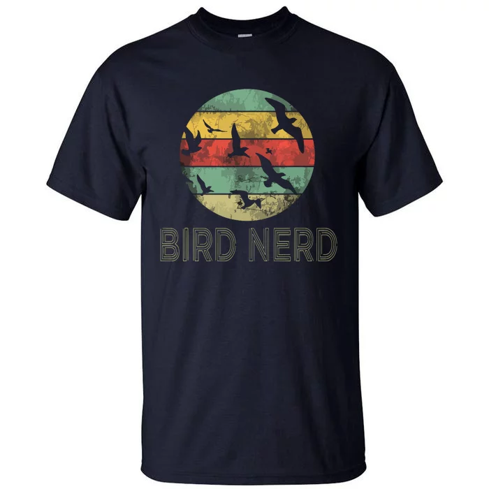 Retro Vintage Birding Bird Watching Funny Bird Watcher Tall T-Shirt