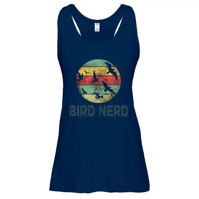 Retro Vintage Birding Bird Watching Funny Bird Watcher Ladies Essential Flowy Tank