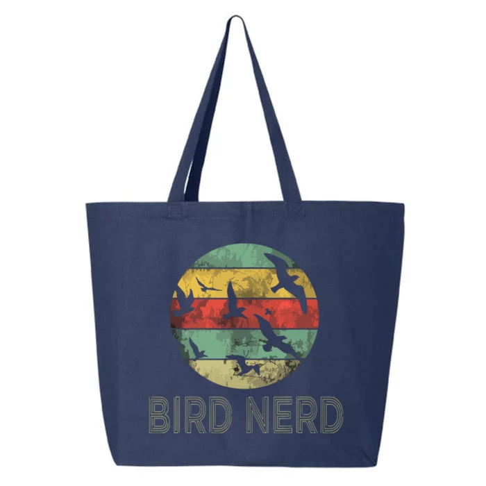 Retro Vintage Birding Bird Watching Funny Bird Watcher 25L Jumbo Tote