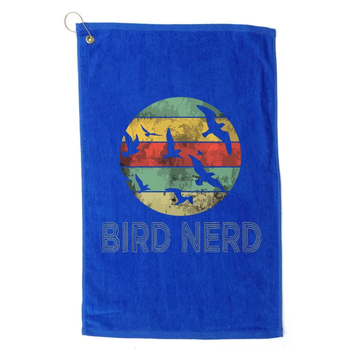 Retro Vintage Birding Bird Watching Funny Bird Watcher Platinum Collection Golf Towel