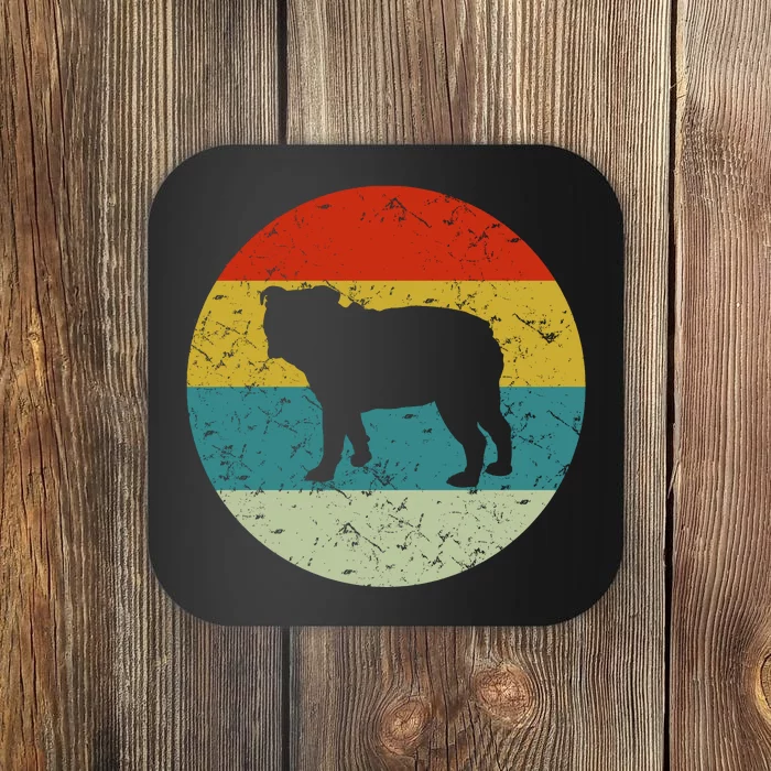 Retro Vintage Bulldog Coaster