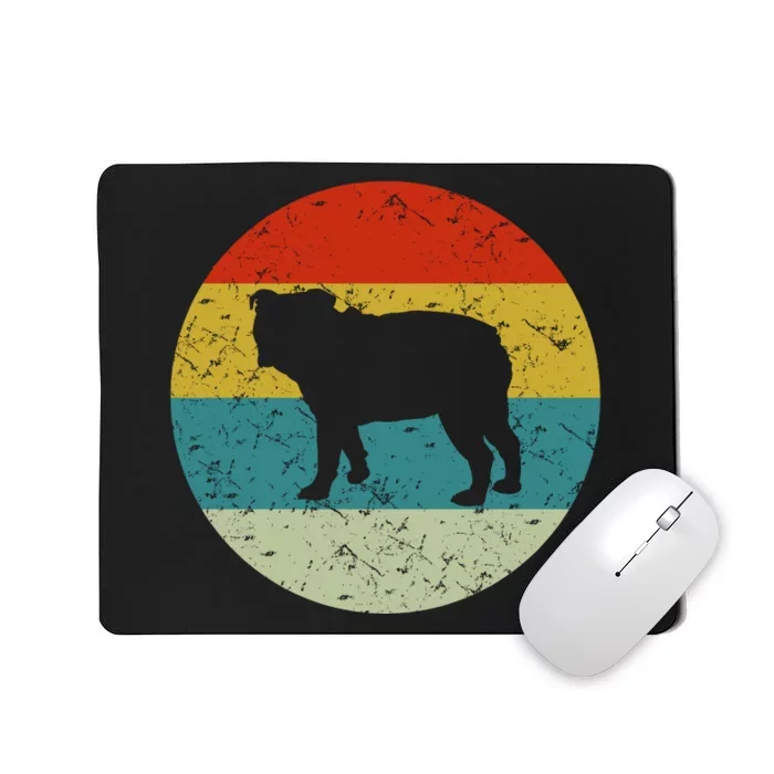 Retro Vintage Bulldog Mousepad