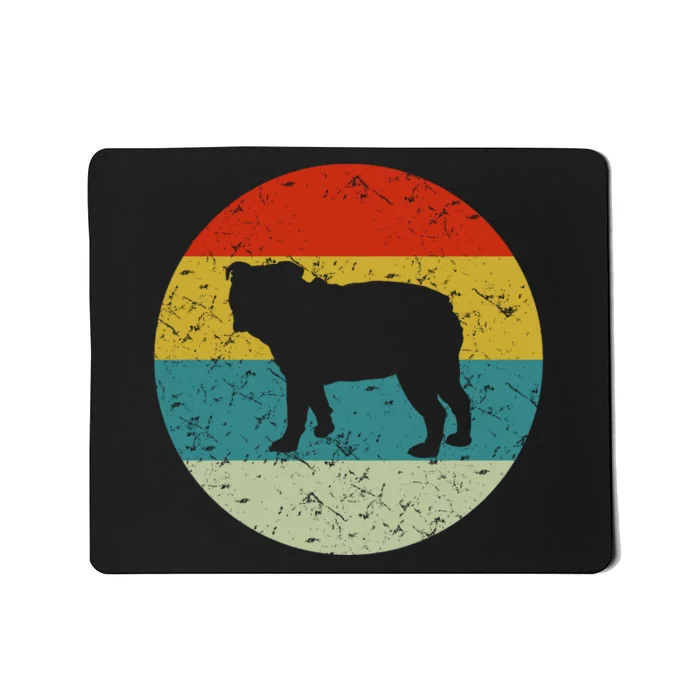 Retro Vintage Bulldog Mousepad