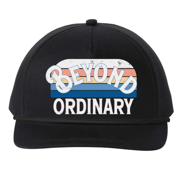 Retro Vintage Beyond Ordinary Snapback Five-Panel Rope Hat