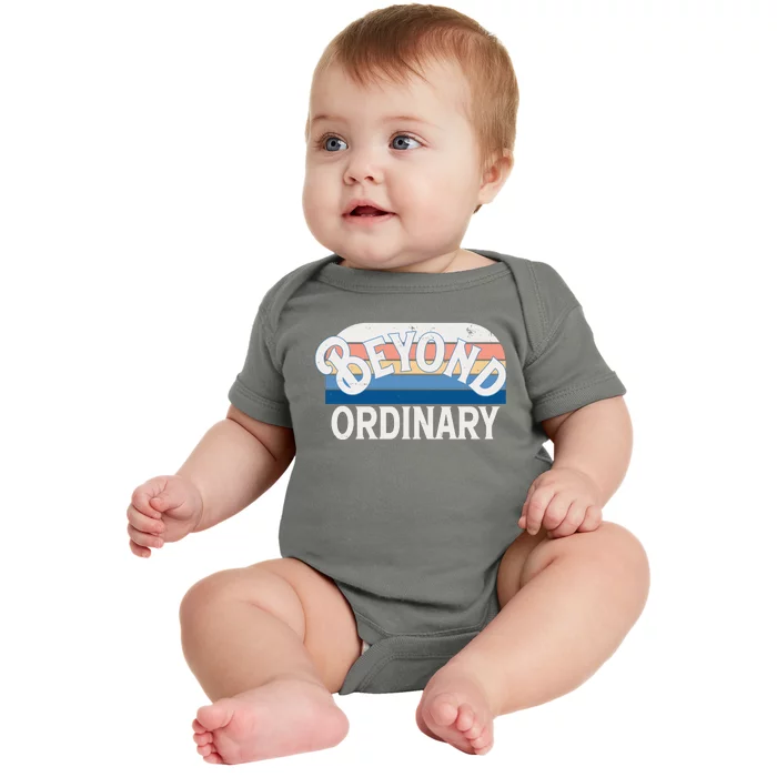 Retro Vintage Beyond Ordinary Baby Bodysuit