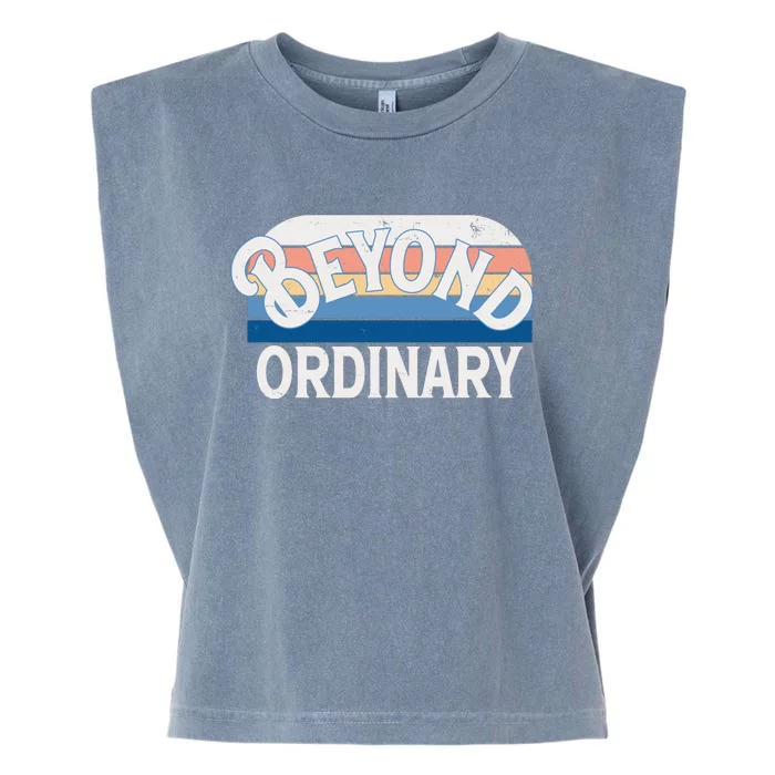 Retro Vintage Beyond Ordinary Garment-Dyed Women's Muscle Tee