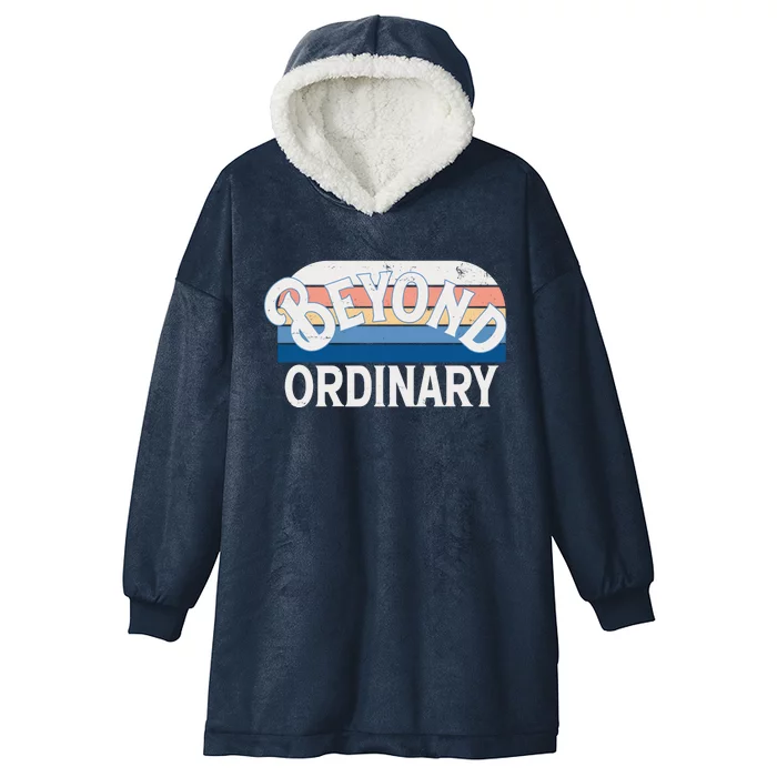 Retro Vintage Beyond Ordinary Hooded Wearable Blanket