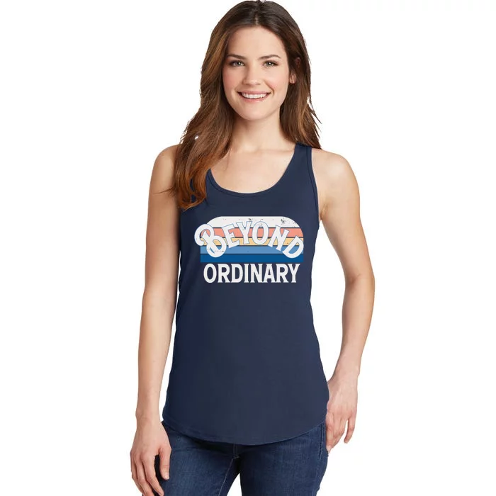 Retro Vintage Beyond Ordinary Ladies Essential Tank