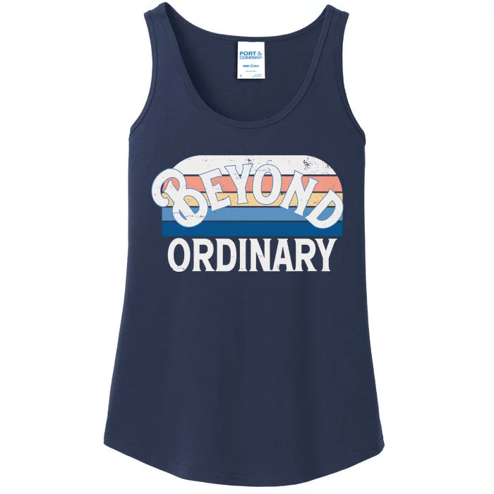 Retro Vintage Beyond Ordinary Ladies Essential Tank