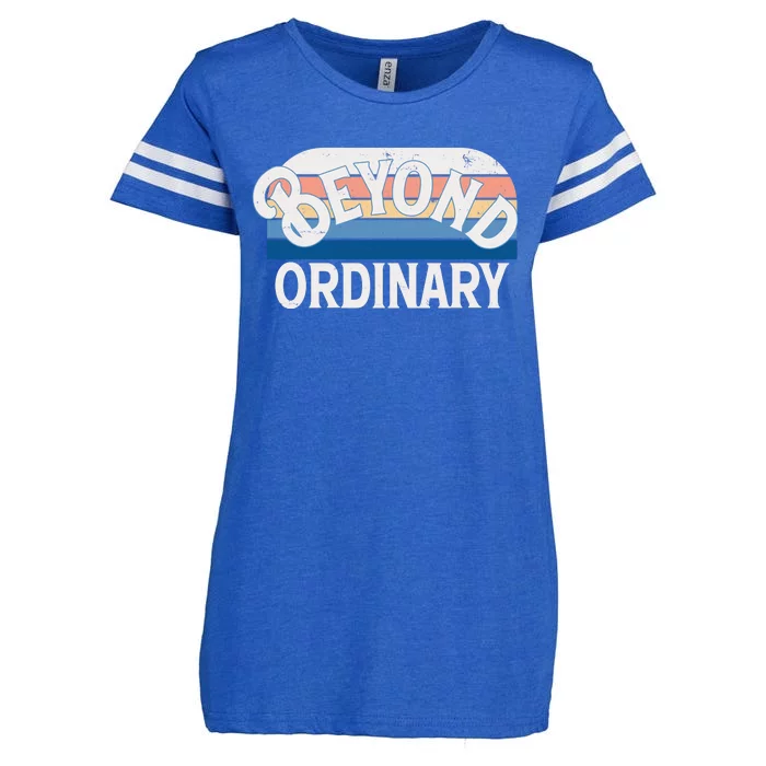 Retro Vintage Beyond Ordinary Enza Ladies Jersey Football T-Shirt