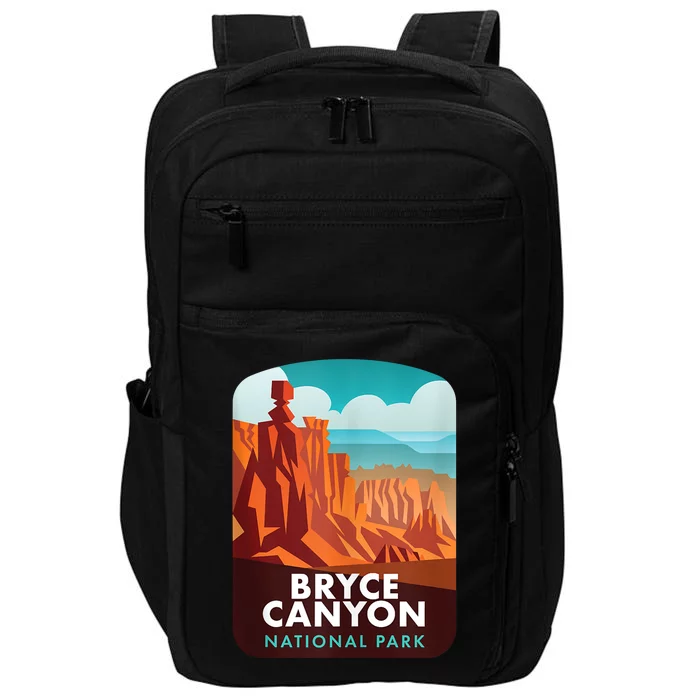 Retro Vintage Bryce Canyon National Park Impact Tech Backpack