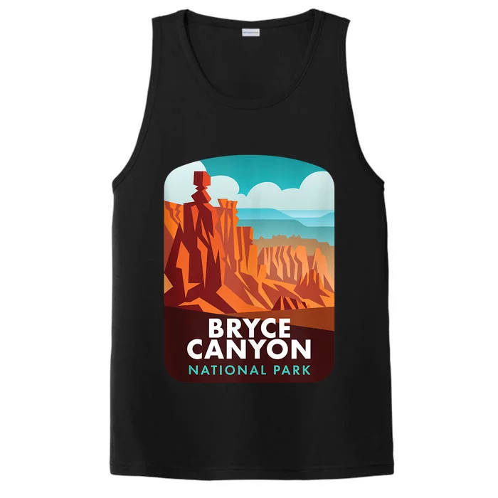 Retro Vintage Bryce Canyon National Park Performance Tank