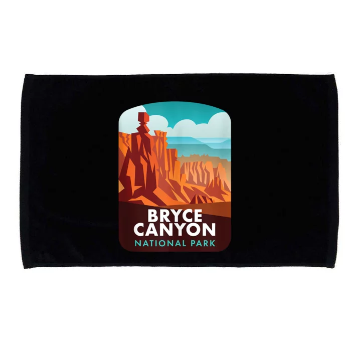 Retro Vintage Bryce Canyon National Park Microfiber Hand Towel