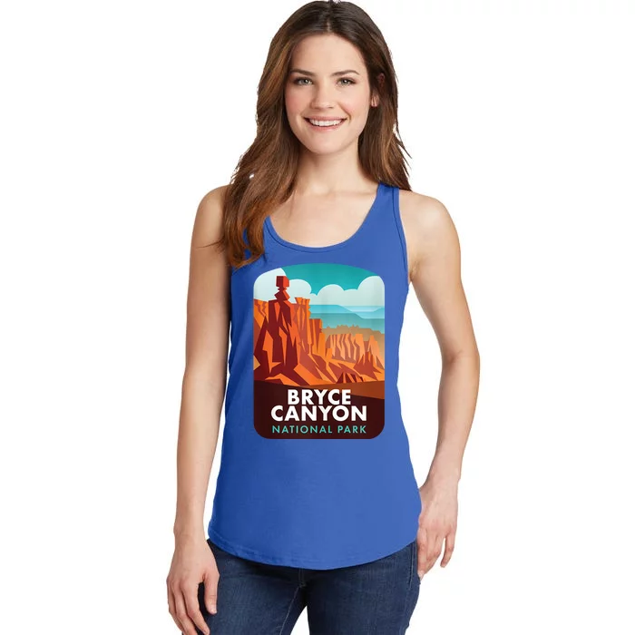 Retro Vintage Bryce Canyon National Park Ladies Essential Tank