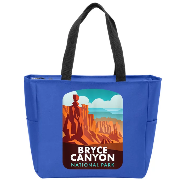 Retro Vintage Bryce Canyon National Park Zip Tote Bag