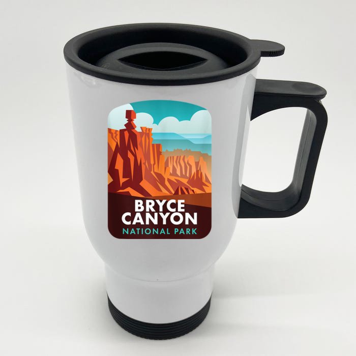 Retro Vintage Bryce Canyon National Park Front & Back Stainless Steel Travel Mug