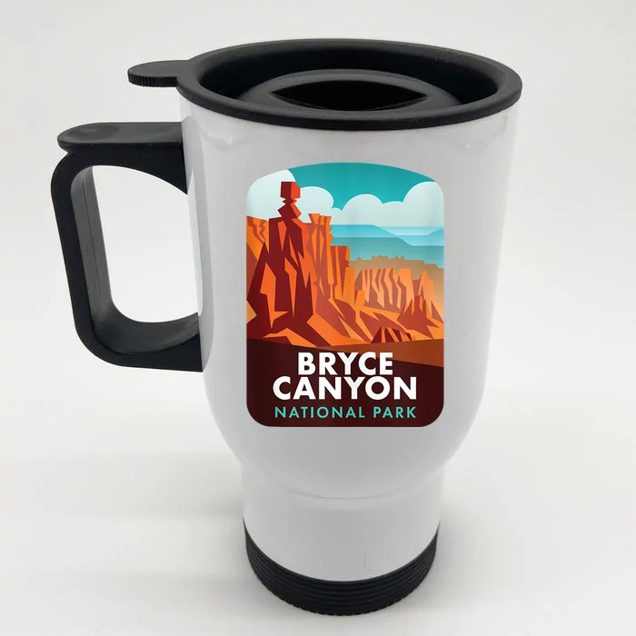 Retro Vintage Bryce Canyon National Park Front & Back Stainless Steel Travel Mug