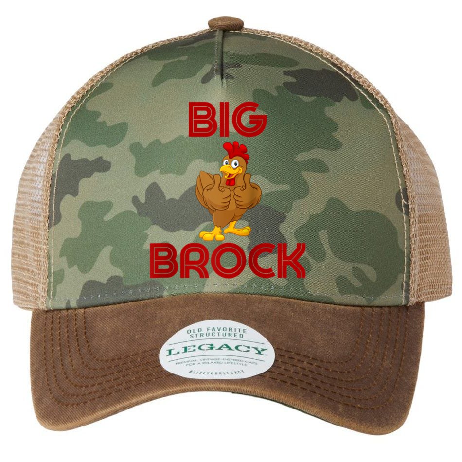 Retro Vintage Big Cock Brock Humor Legacy Tie Dye Trucker Hat |  TeeShirtPalace