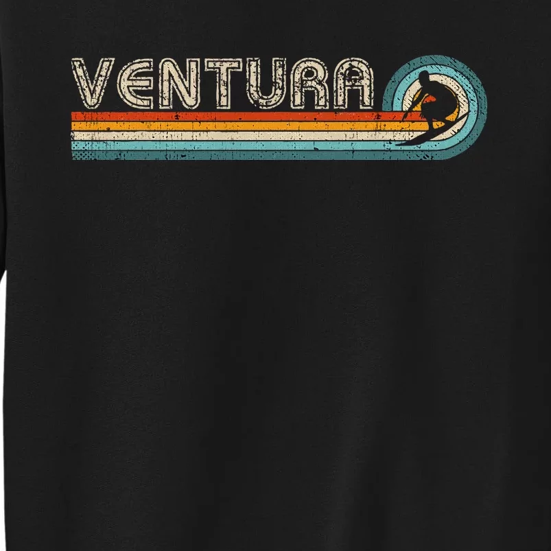 Retro Ventura California Surfing Outfit 1980s Ventura Tall Sweatshirt