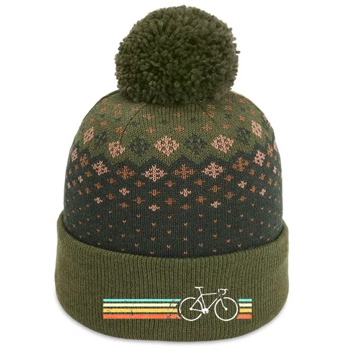 Retro Vintage Cycling Road Bike The Baniff Cuffed Pom Beanie