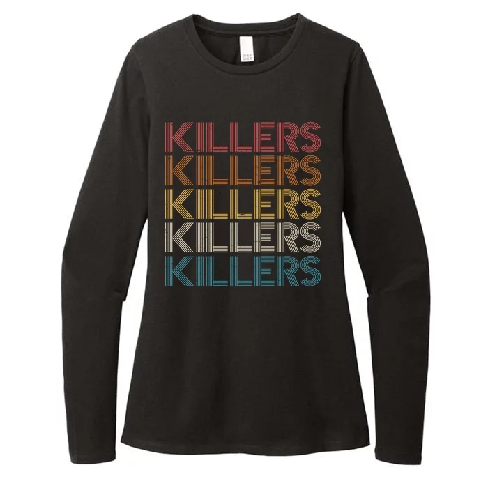 Retro Vintage Colors Killers Logo Womens CVC Long Sleeve Shirt