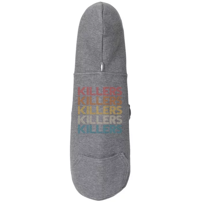 Retro Vintage Colors Killers Logo Doggie 3-End Fleece Hoodie