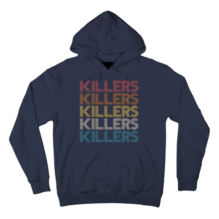 Retro Vintage Colors Killers Logo Tall Hoodie