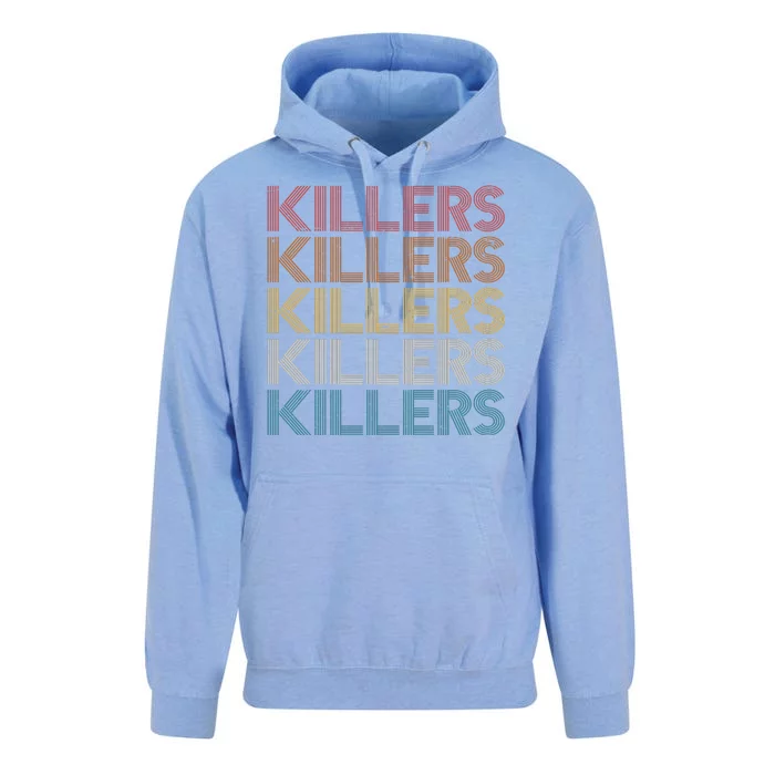 Retro Vintage Colors Killers Logo Unisex Surf Hoodie