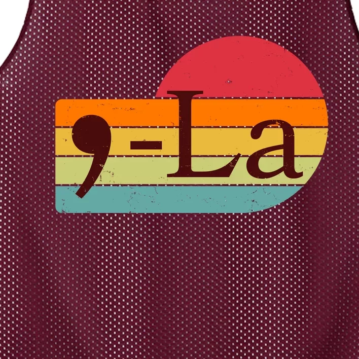 Retro Vintage Comma La Kamala Harris 2024 Mesh Reversible Basketball Jersey Tank