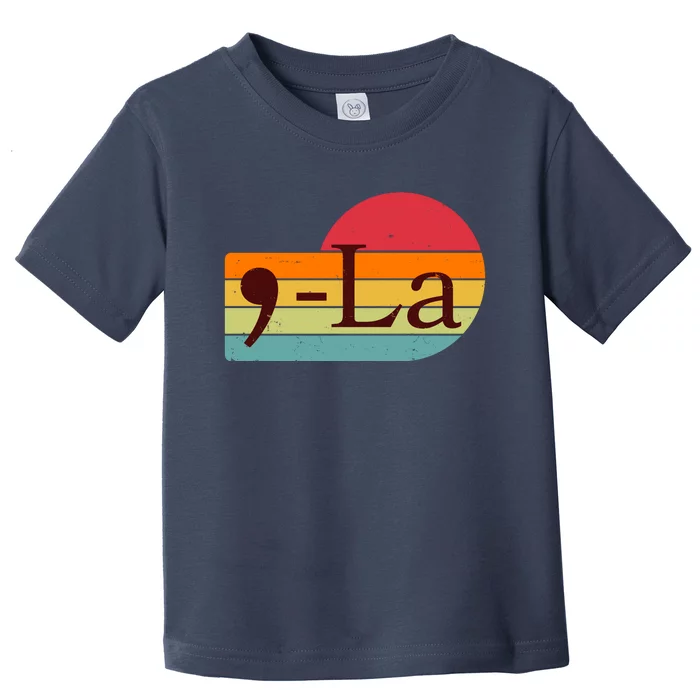 Retro Vintage Comma La Kamala Harris 2024 Toddler T-Shirt