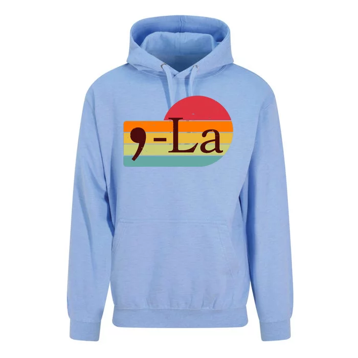 Retro Vintage Comma La Kamala Harris 2024 Unisex Surf Hoodie