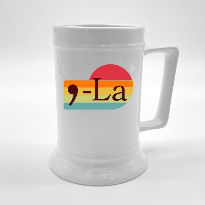 Retro Vintage Comma La Kamala Harris 2024 Front & Back Beer Stein