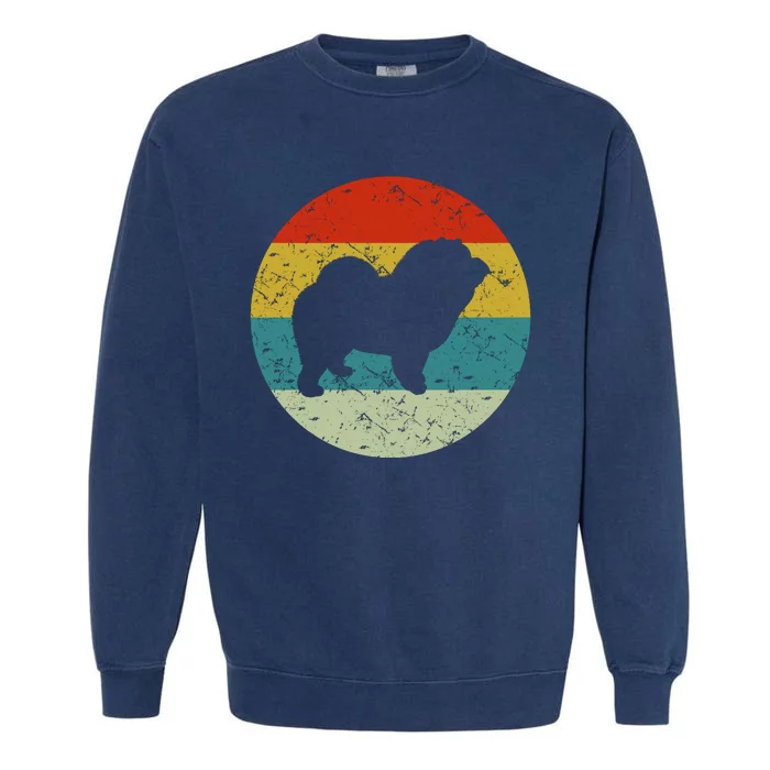 Retro Vintage Chow Chow Garment-Dyed Sweatshirt