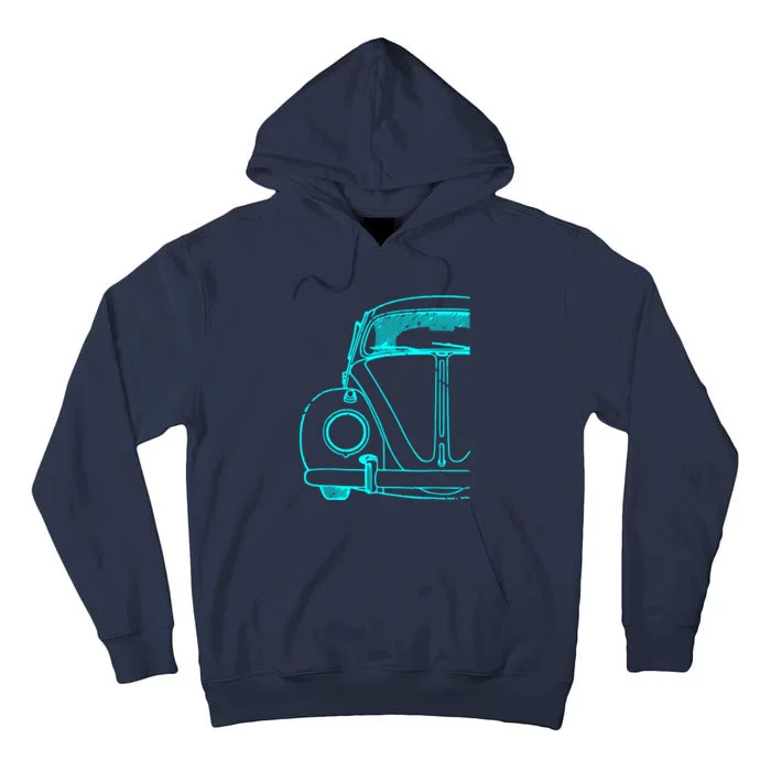 Retro Vintage Car Tall Hoodie