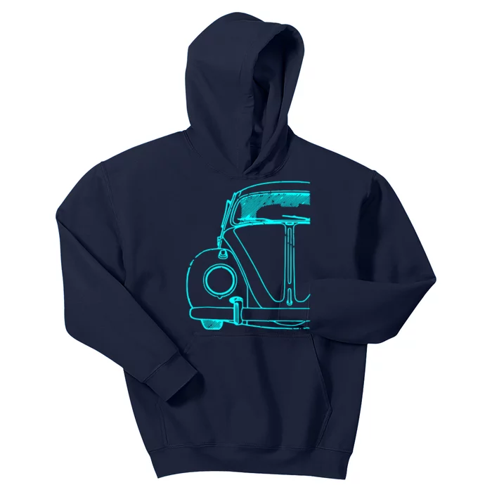 Retro Vintage Car Kids Hoodie