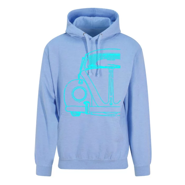 Retro Vintage Car Unisex Surf Hoodie