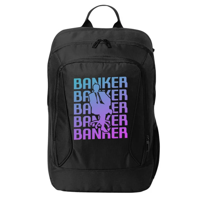 Retro Vintage Classic Banker Banking Gift City Backpack