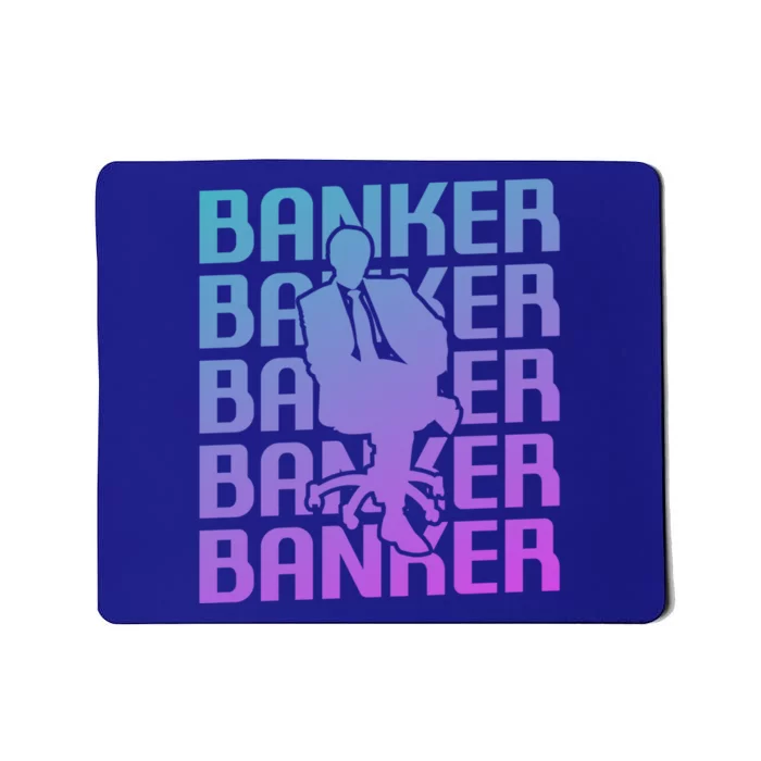 Retro Vintage Classic Banker Banking Gift Mousepad